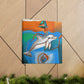 Dolphins in Dreamland - Canvas