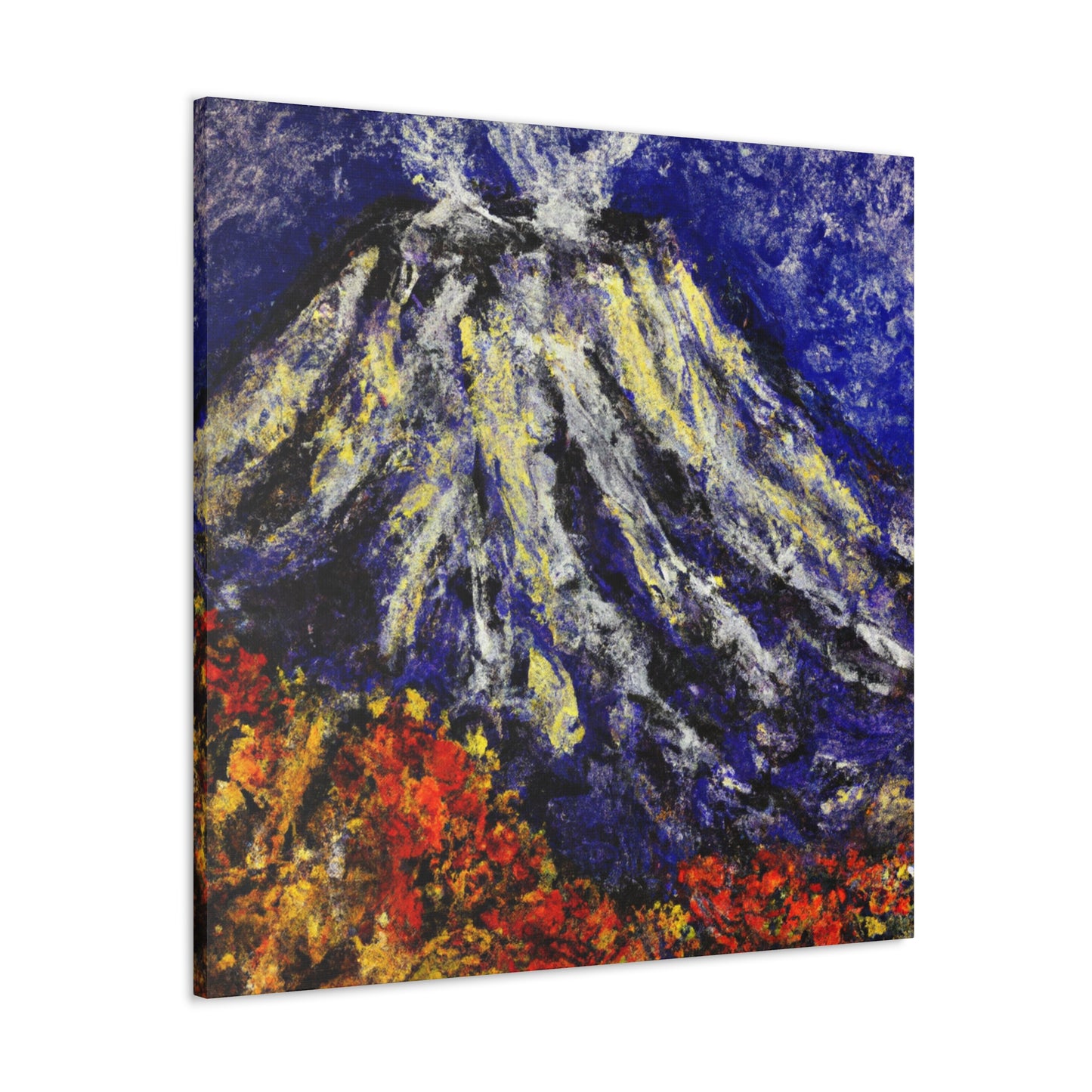 Volcano in Impressionism - Canvas