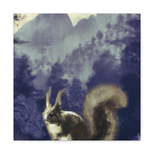 Squirrel in Baroque - Canvas