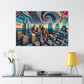 "Vibrant Cincinnati Dreams" - Canvas