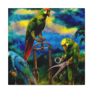 Amazon Parrot Dreams. - Canvas