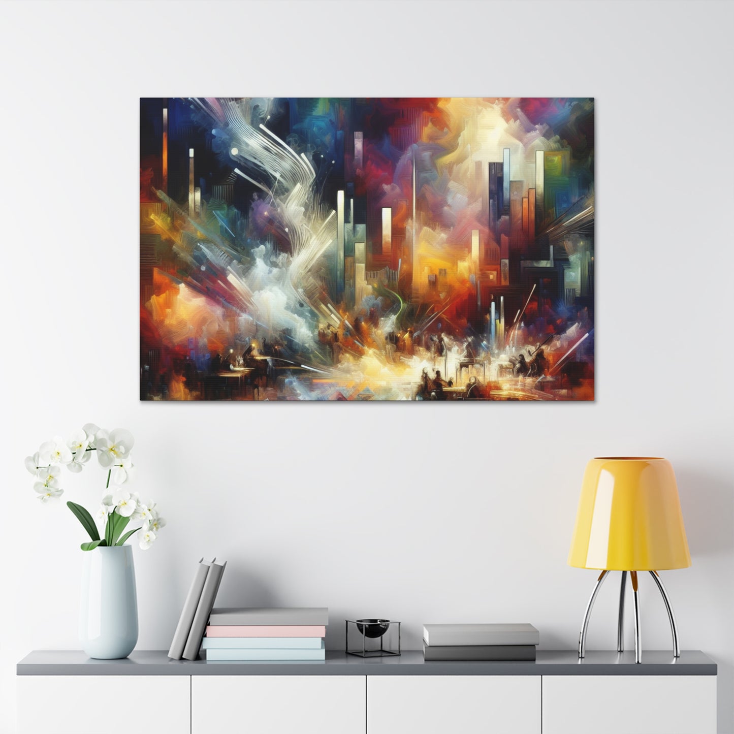 Ethereal Lounge Glow - Canvas