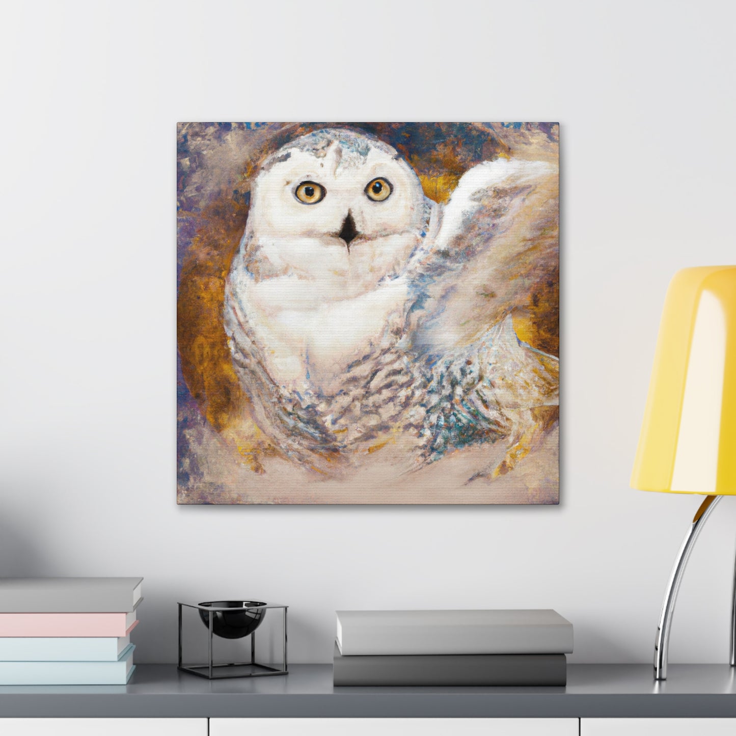 Snowy Owl Serenity - Canvas