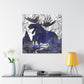 Moose in Abstraction - Canvas