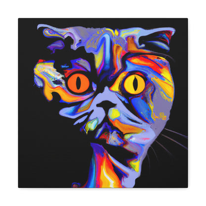 British Shorthair Deco - Canvas