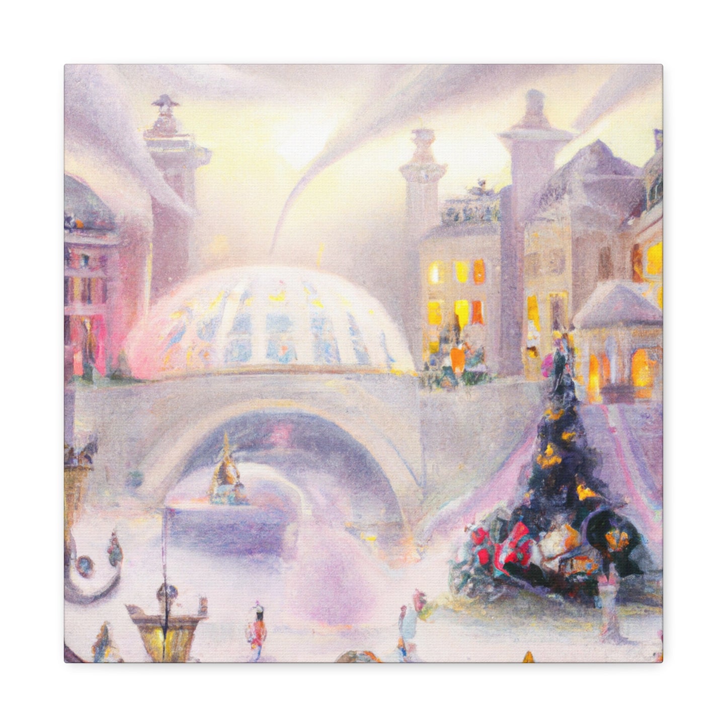 City Square in Dreamland - Canvas