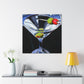 "Martini: Impact of Glass" - Canvas