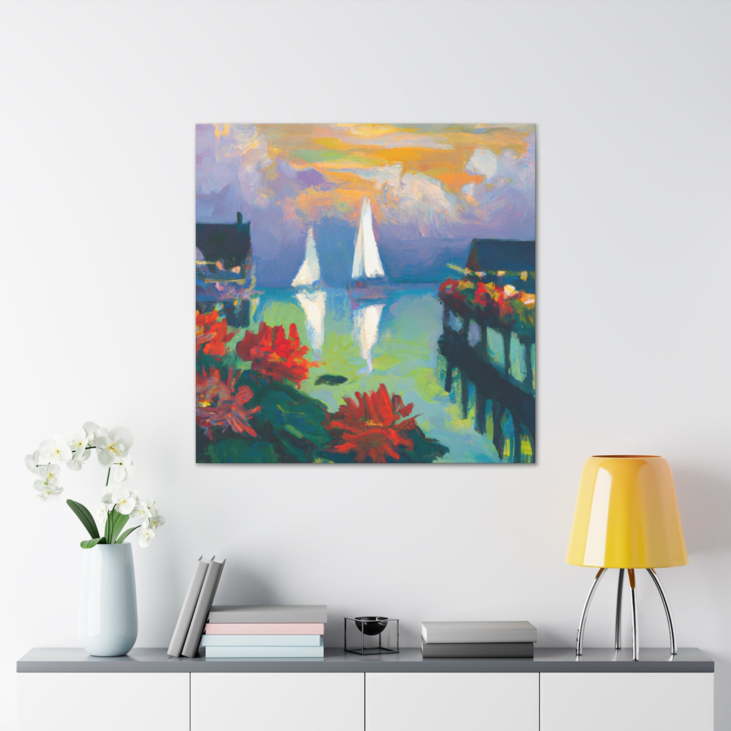 Serenading Sunlight Flowers - Canvas