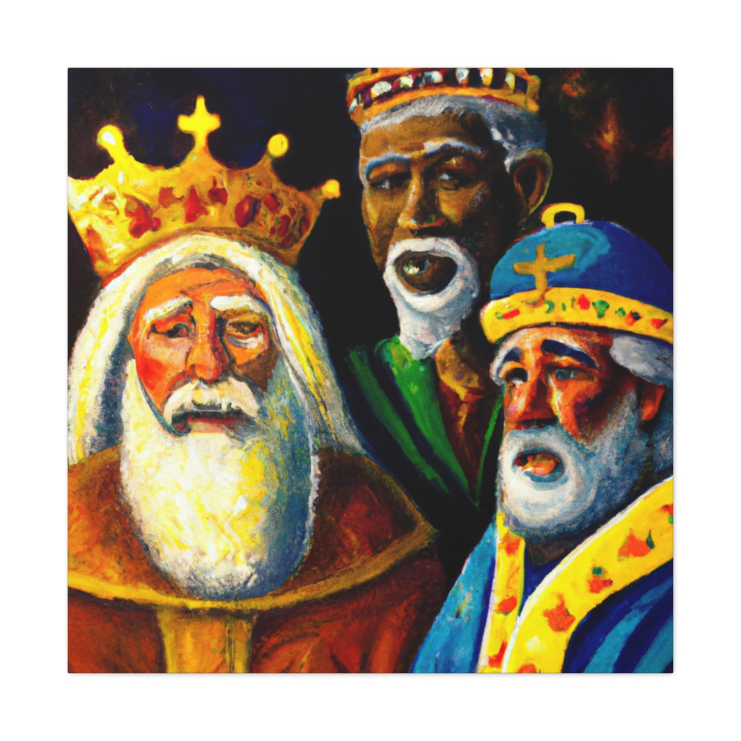 Three Wise Men Dawn - Canvas