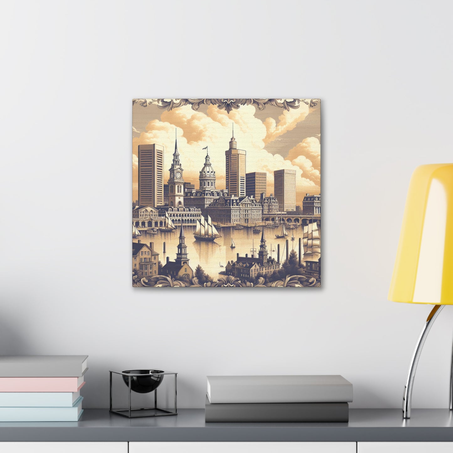 "Baltimore's Regal Charm" - Canvas