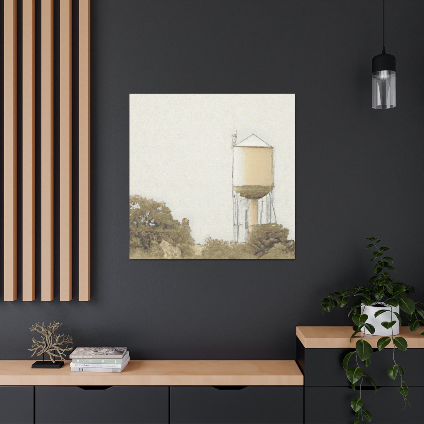 Water Tower Majestica - Canvas