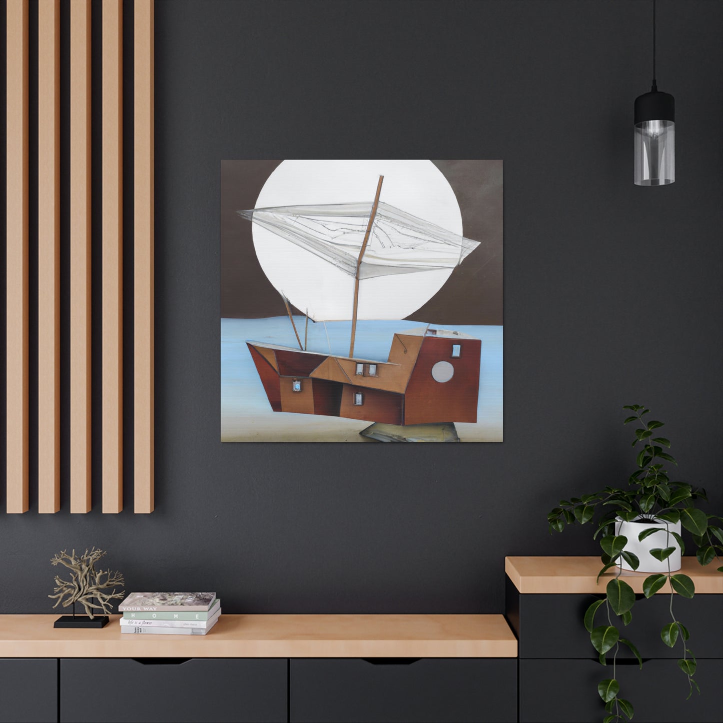 Fishing In Fluxury - Canvas