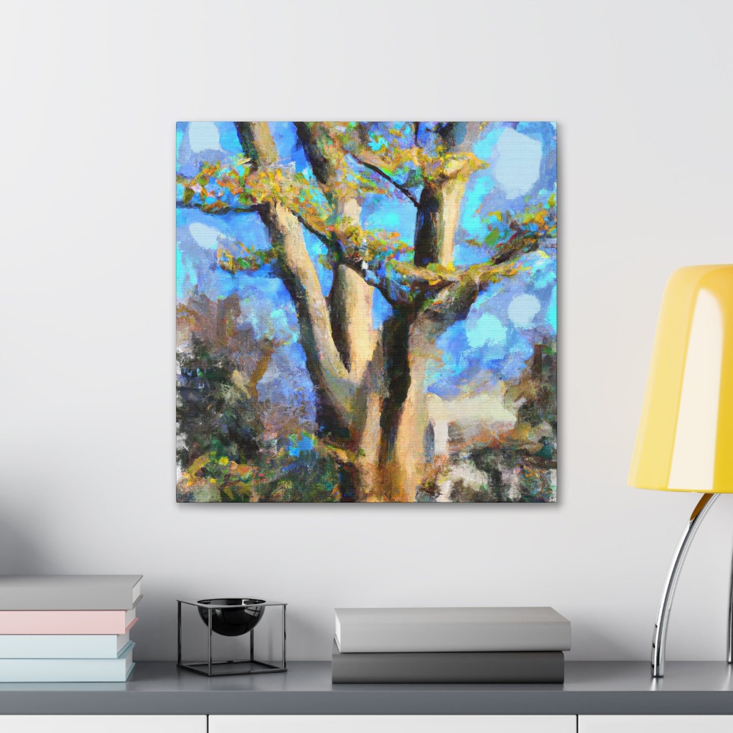 Beech Tree Reflection. - Canvas