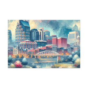 "Melodic City Symphony" - Canvas