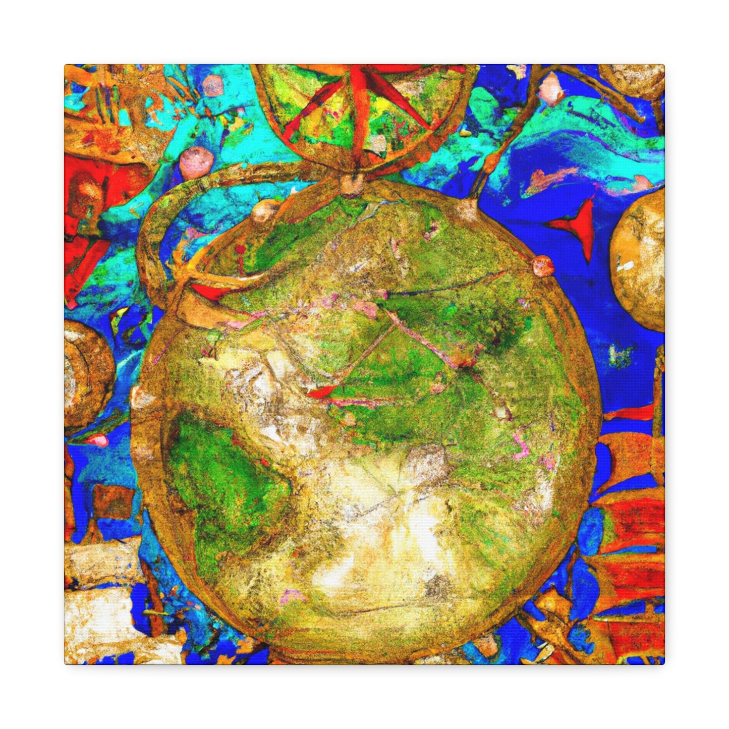 "Navigating A Nautical Chart" - Canvas