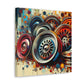 Chrome Symphony Hubcaps - Canvas