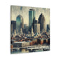 "Vibrant Boston Reverie" - Canvas