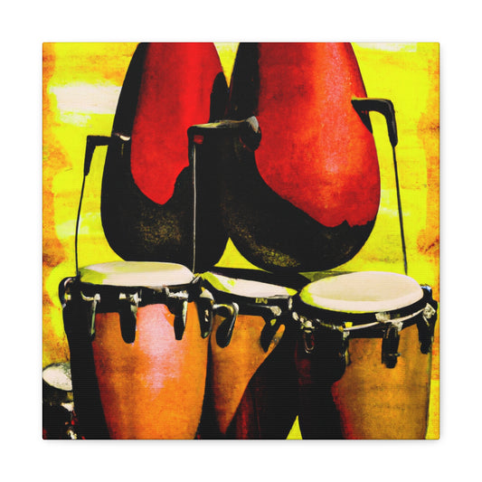 "Bongo Drumming Surrealism" - Canvas