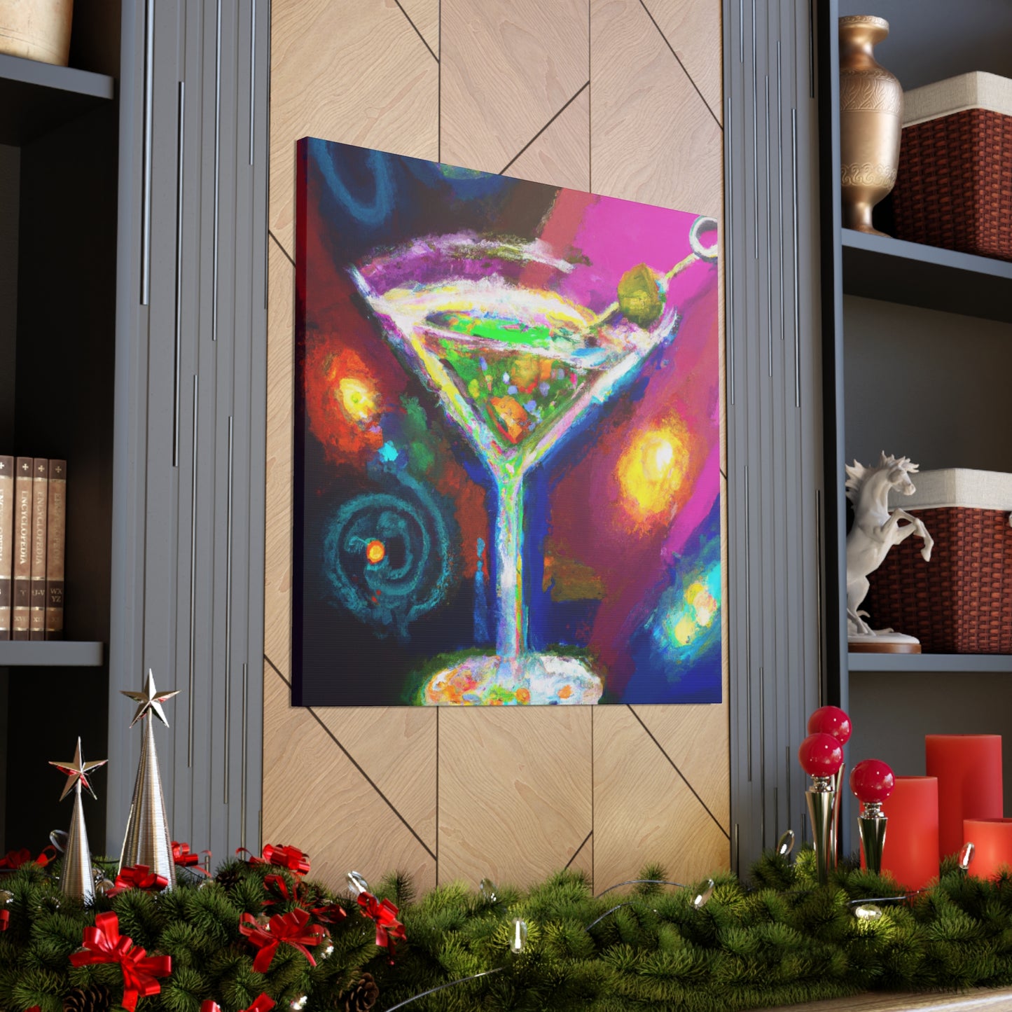 Martini-Themed Baroque - Canvas