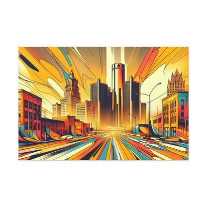 "Motor City Dreamscape" - Canvas