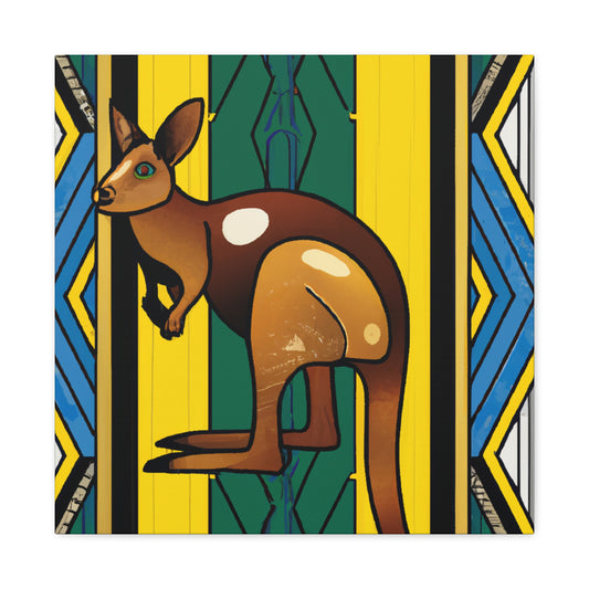 "Wallaby's Art Deco Drive" - Canvas