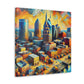 "Vibrant Melodies of Nashville" - Canvas