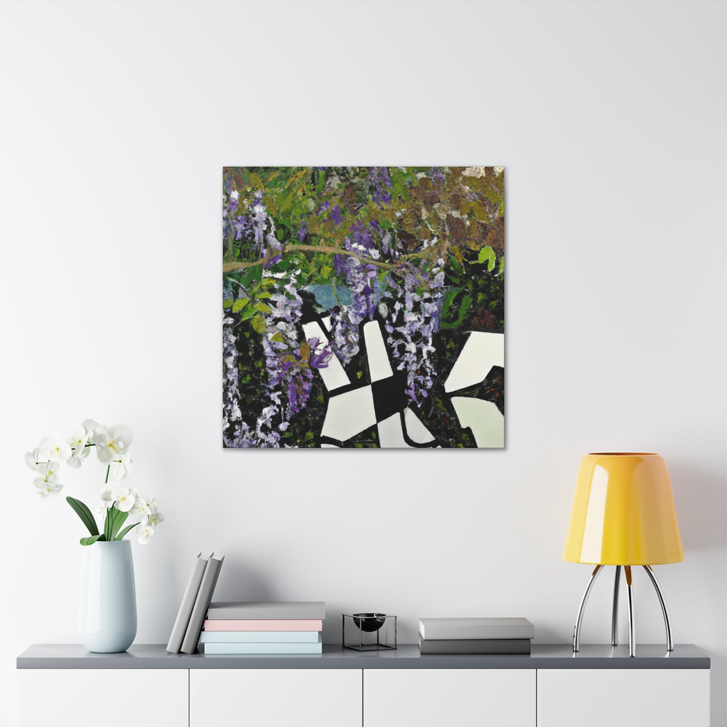 "Wisteria in Bloom" - Canvas