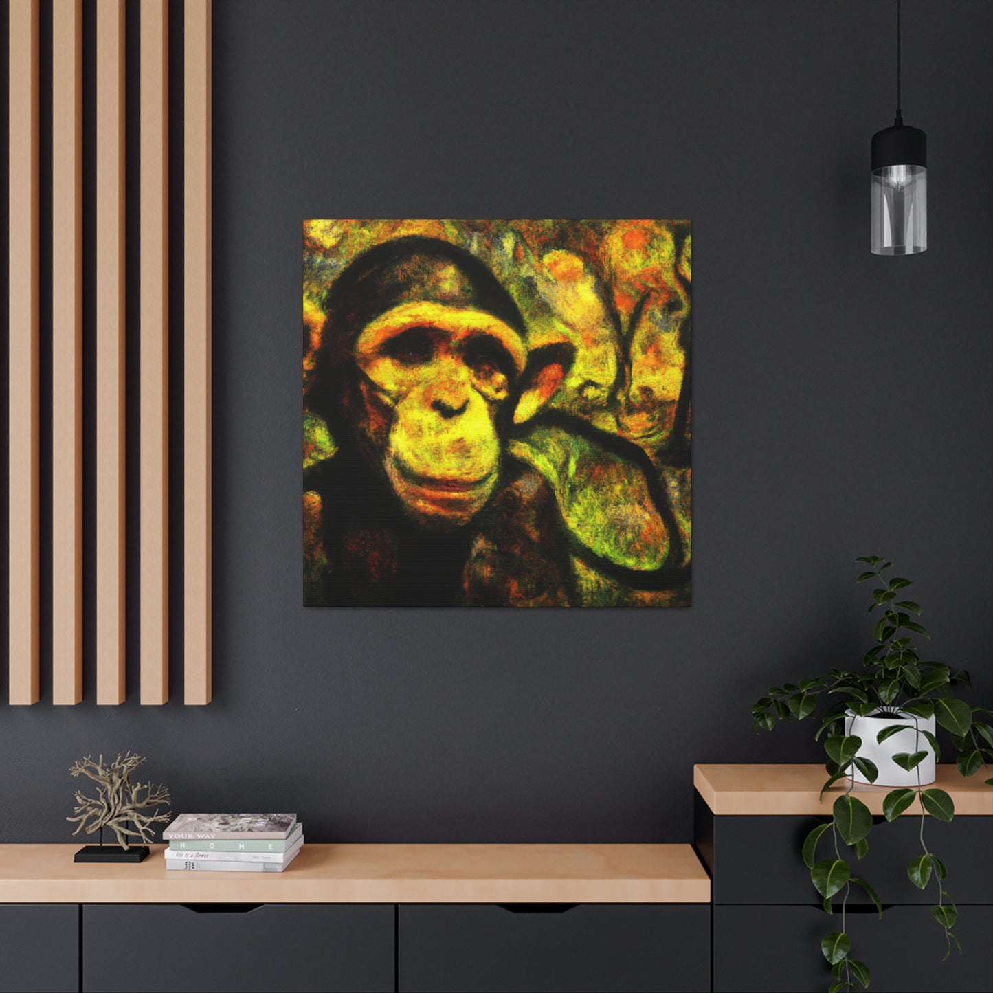 Chimpanzee Dreamscape - Canvas