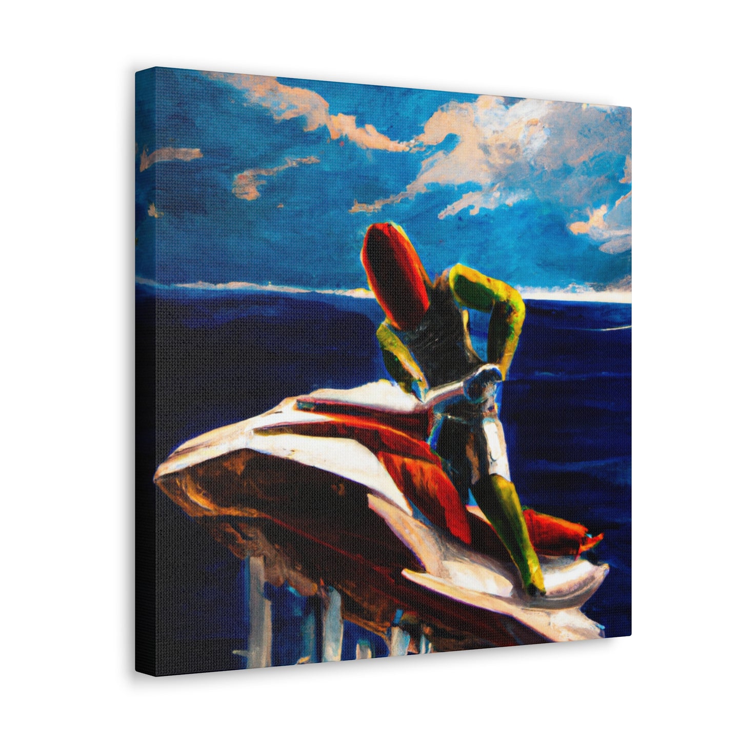 "Surreal Jet Skiing" - Canvas