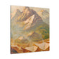 Majestic Mountain Vista - Canvas