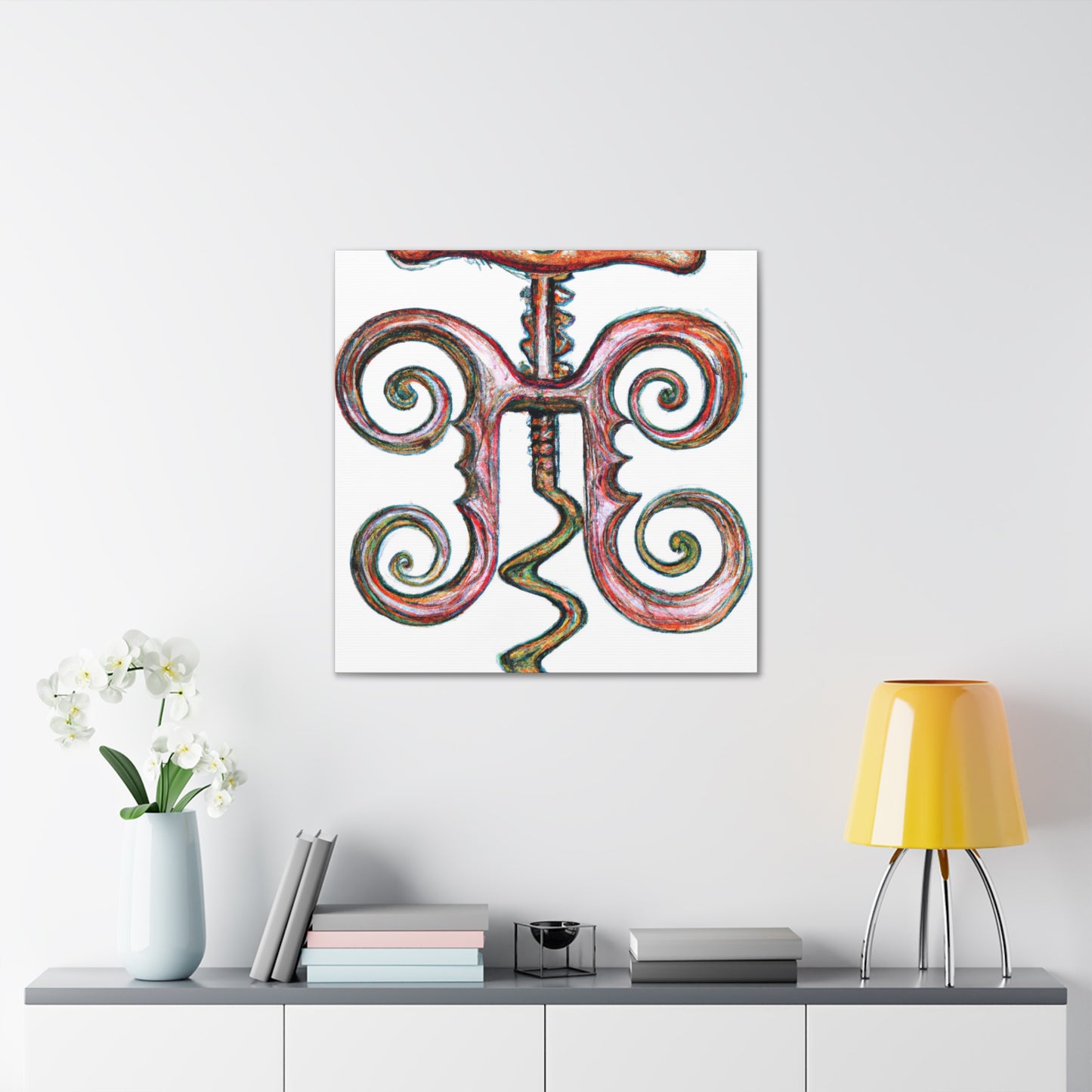 Corkscrew in Rococo - Canvas