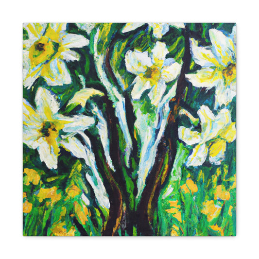 "Bright Daffodil Radiantly" - Canvas