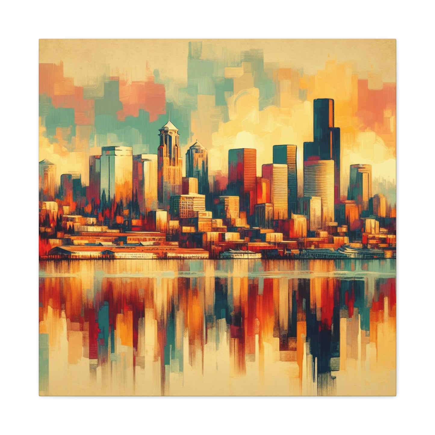 Emerald City Euphoria. - Canvas