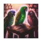 Parrots in Nebulae - Canvas