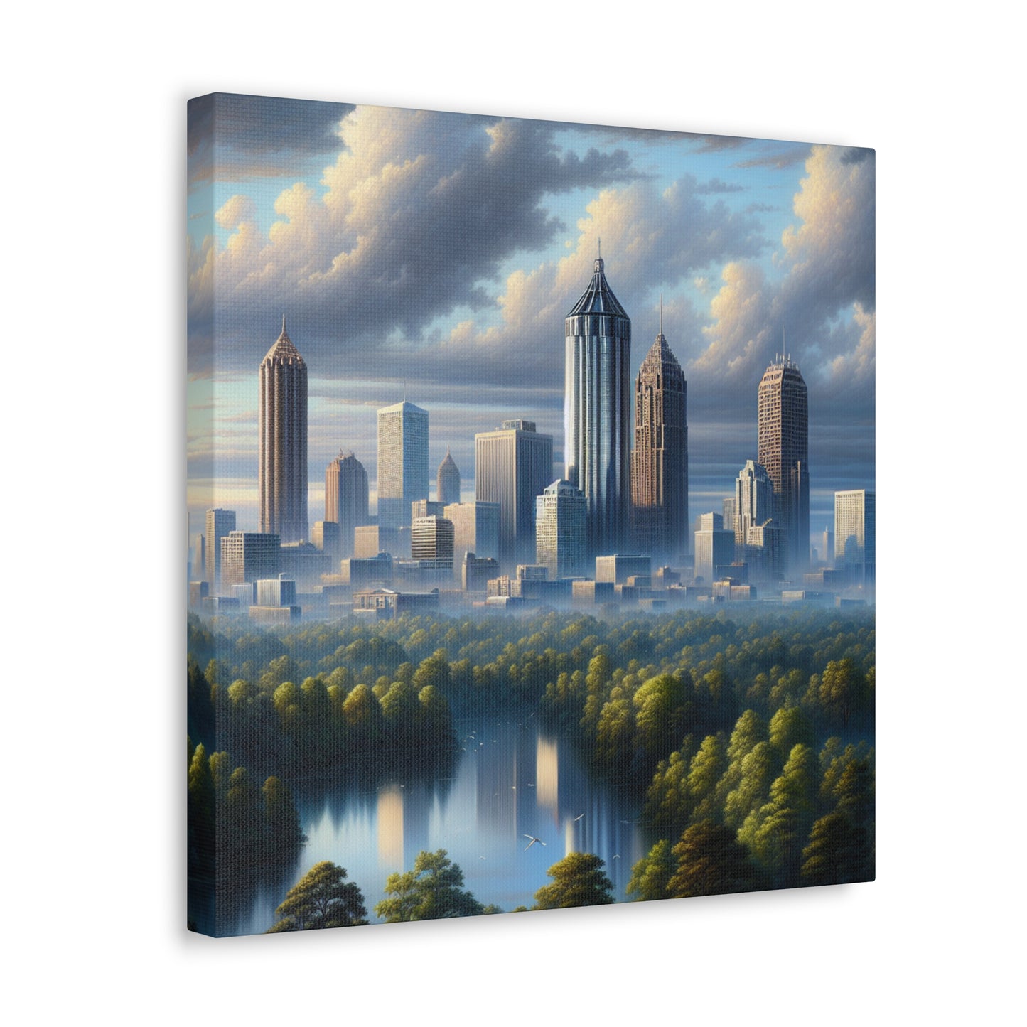 "Ethereal Urban Legacy" - Canvas