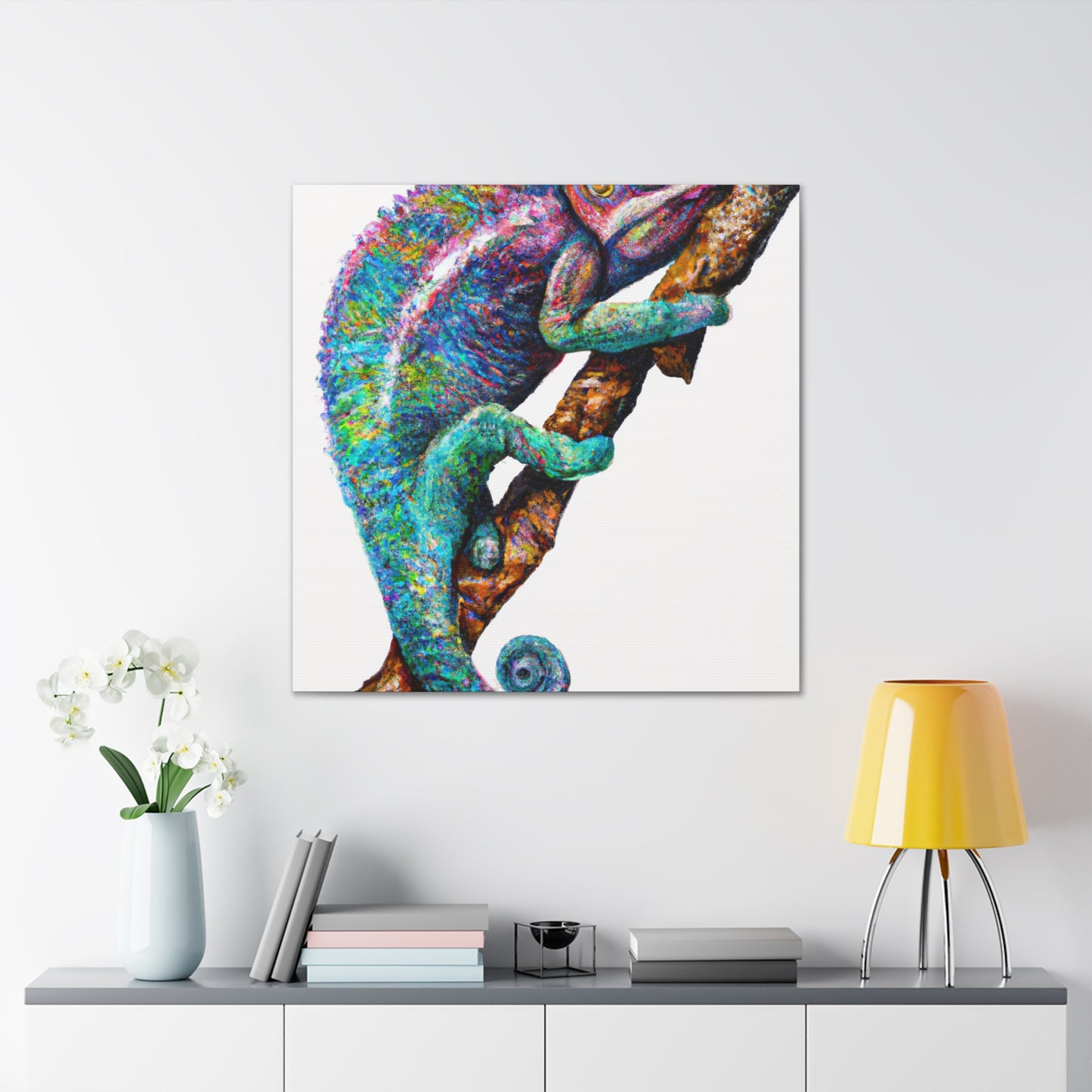 Veiled Chameleon Glint - Canvas