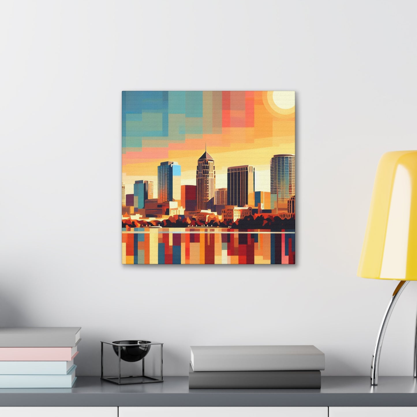 "Serene Orlando Reflections" - Canvas