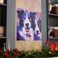 "Border Collie Impressionism" - Canvas