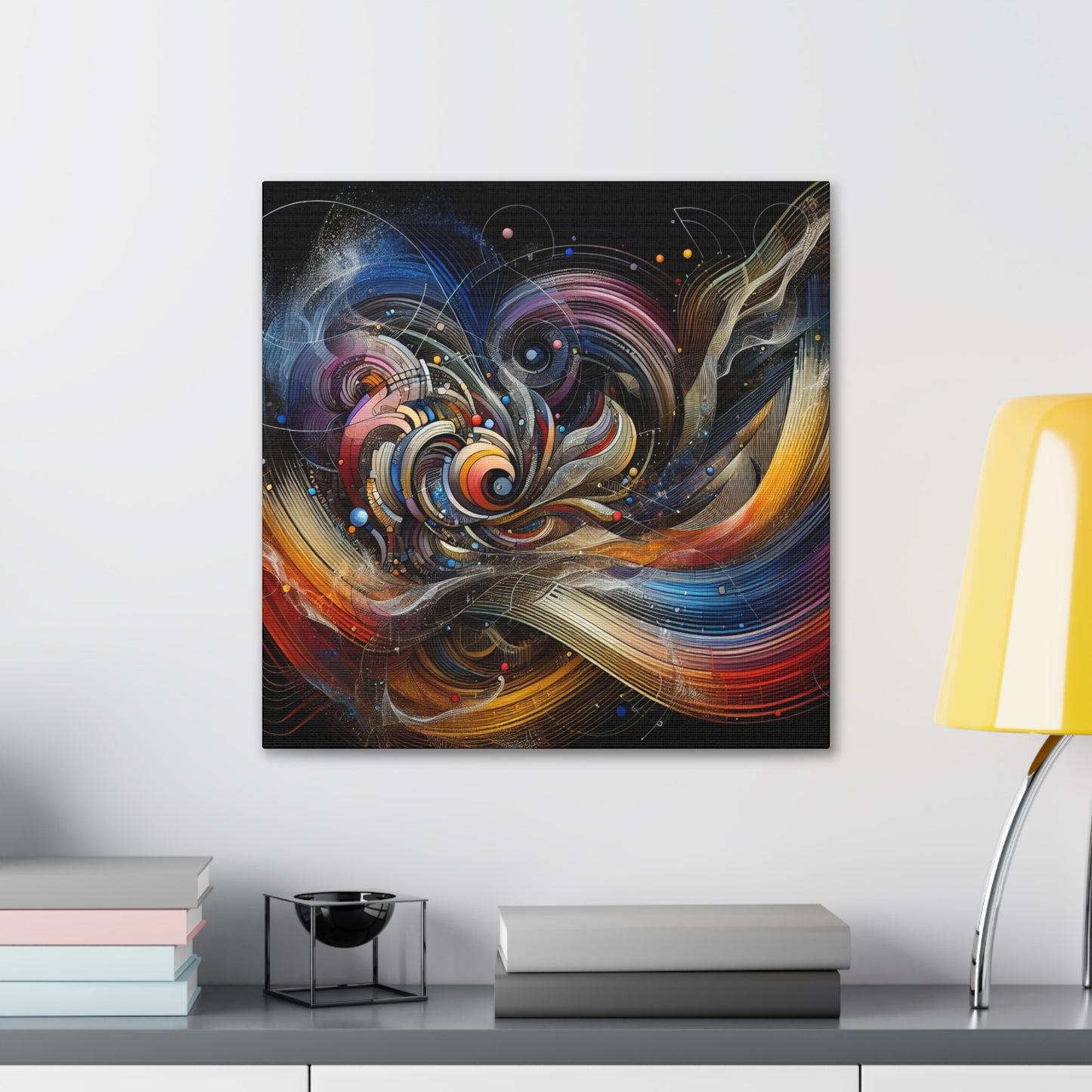 Whirling Echoes of Time - Canvas