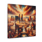 Gilded City Oasis Desire - Canvas