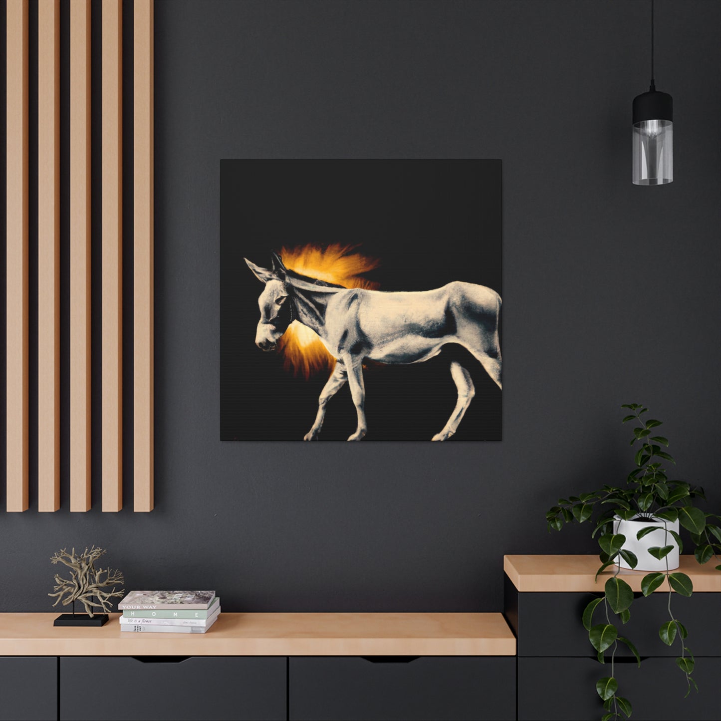 Mule on the Move - Canvas