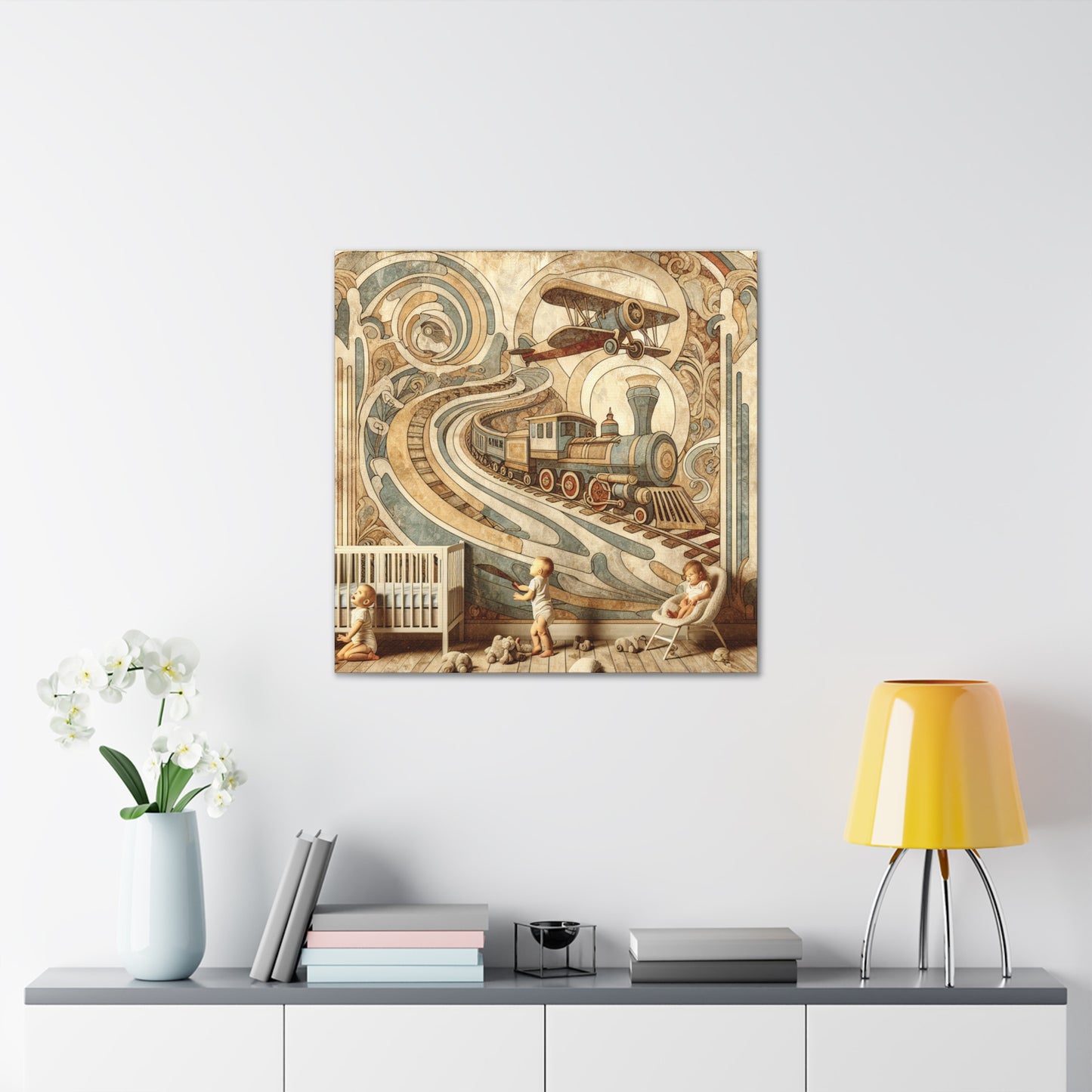 Whimsical Journeys of Motion - Canvas