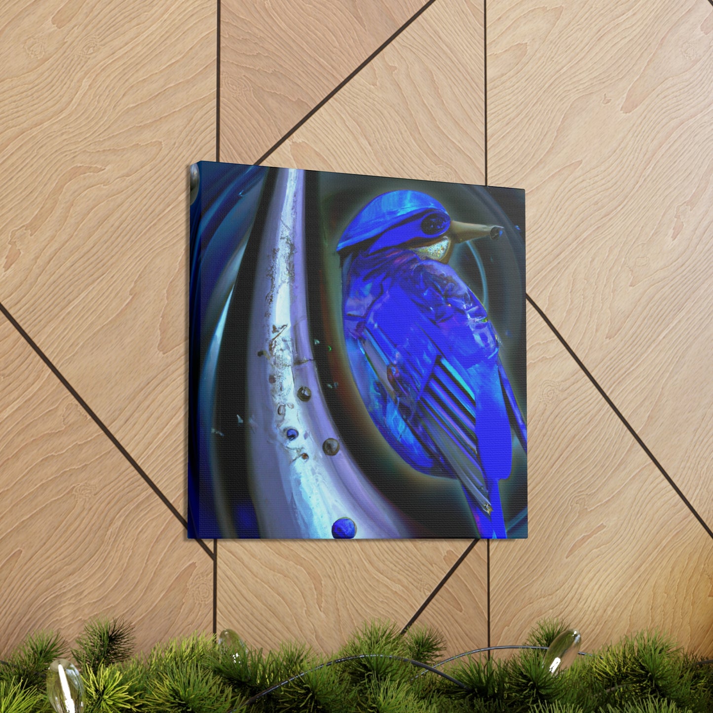 "A Surreal Bluebird" - Canvas