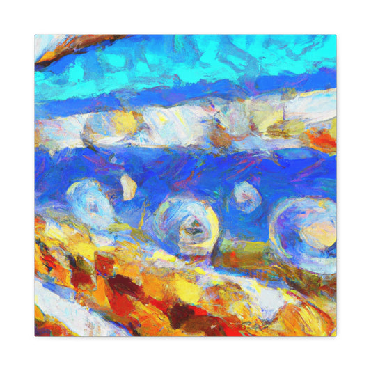 "Seawall on the Horizon" - Canvas