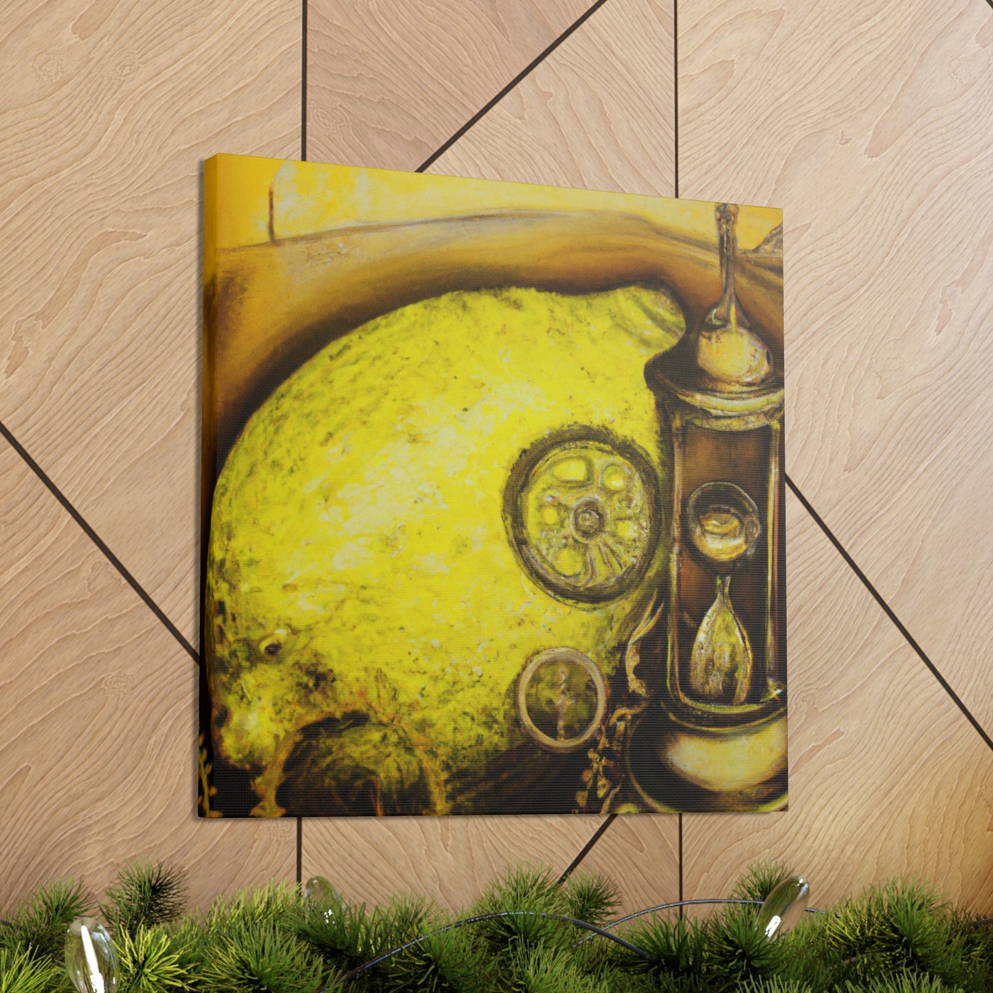 Lemon in Steampunk Land - Canvas