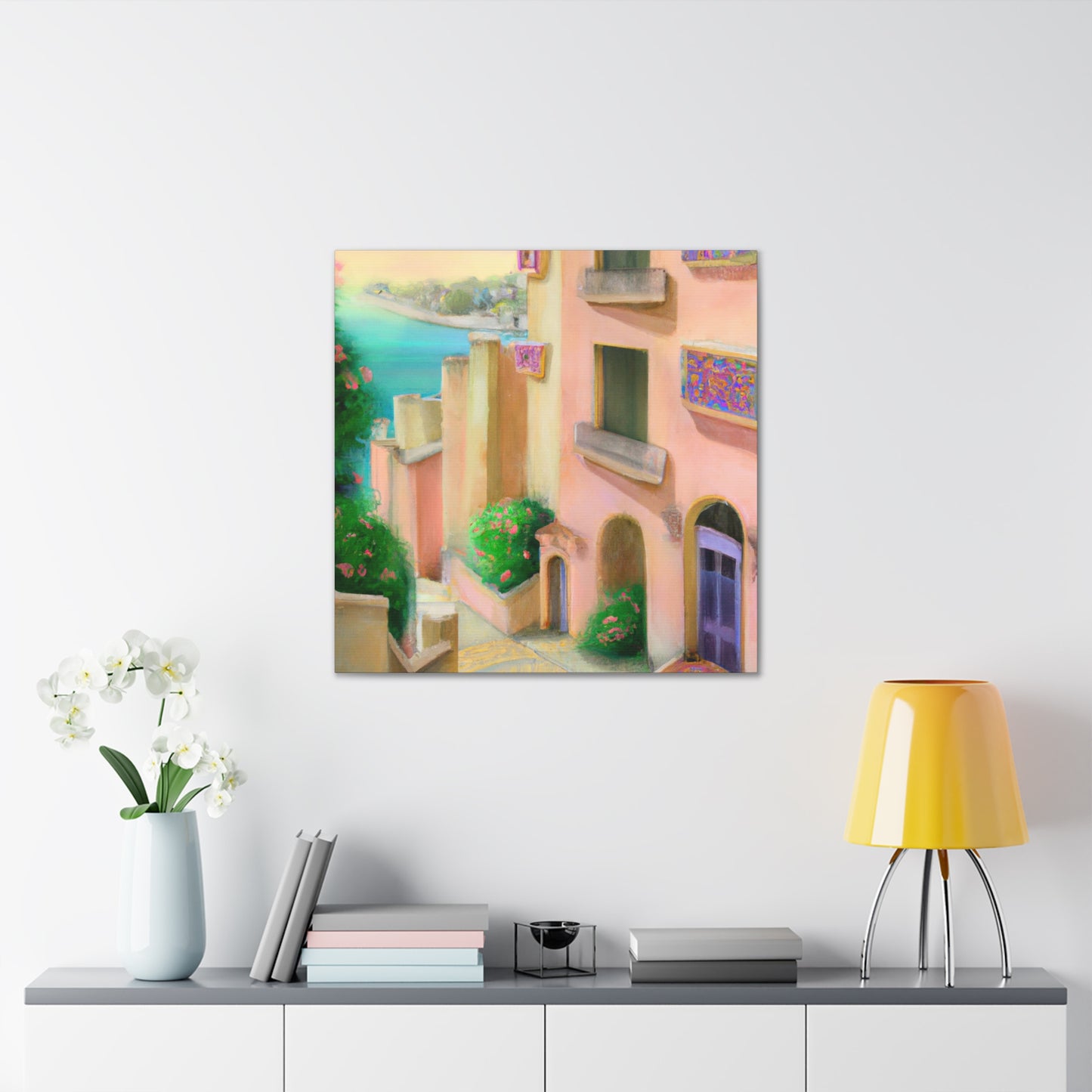 "Summertime Mediterranean Dream" - Canvas