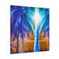 "Luminous Dreamscape Skies" - Canvas