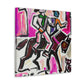 Rodeo in Abstract form - Canvas