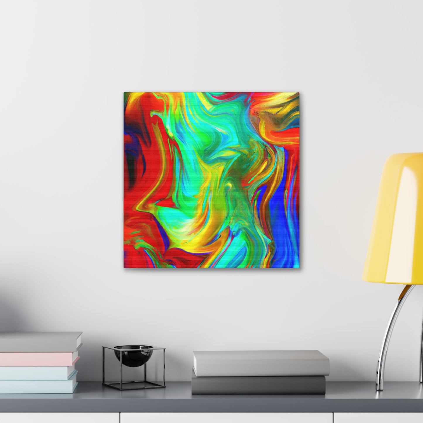 "Divine Radiant Brushstrokes" - Canvas