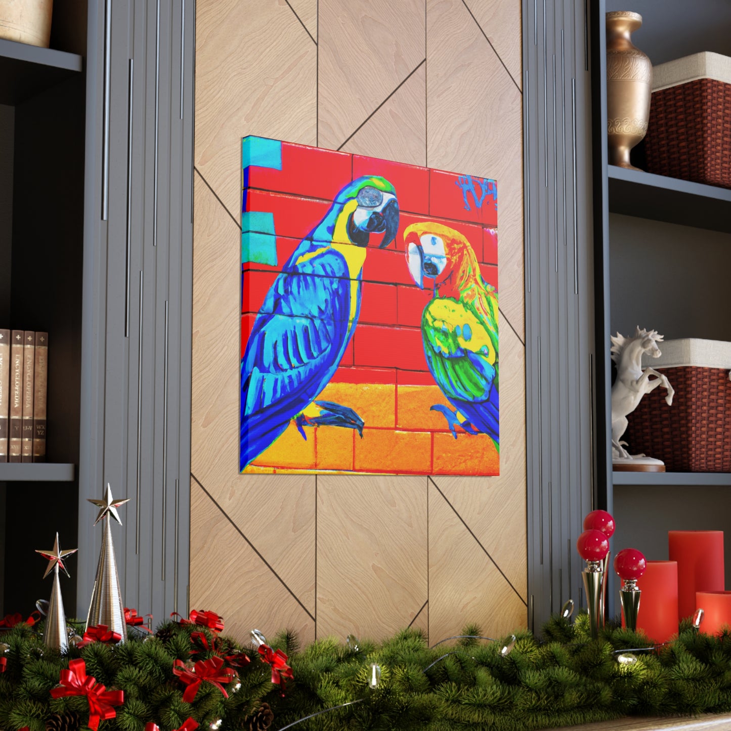 Macaws in Splendor. - Canvas